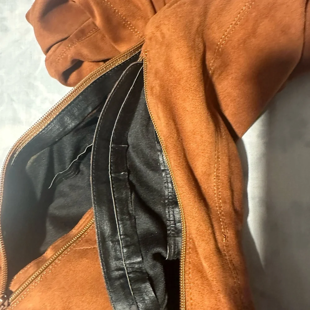 Olivia marrón Over the Knee heel Boots